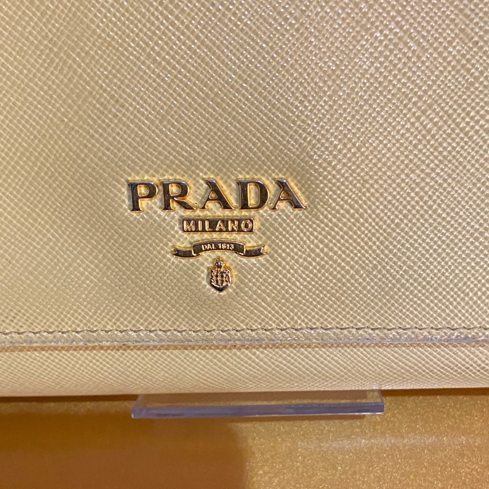 Prada Long Light Yellow Wallet - image 2